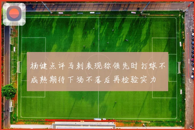 杨健点评马刺表现称领先时打球不成熟期待下场不落后再检验实力